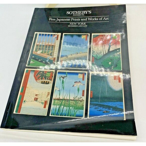 Sotheby’s Fine Japanese Prints Works of Art 1988 Auction Catalogs Set of Two Vin - Picture 2 of 12